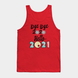 Bye Bye 2020 Hello 2021, Merry Christmas Happy New Year Gifts Tank Top